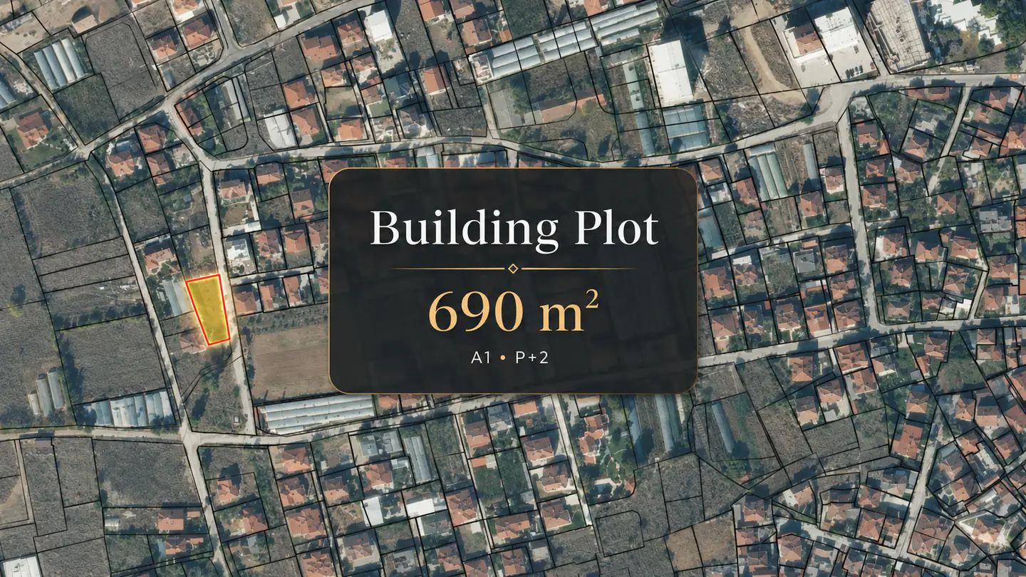 Градежен плац 690 m² во Гевгелија